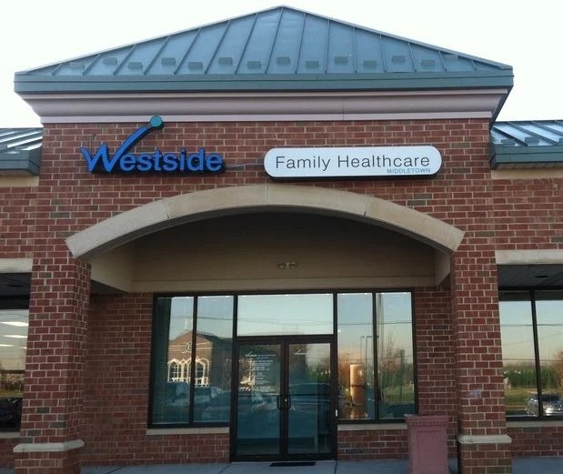 The entrance to a Westside Family Healthcare office